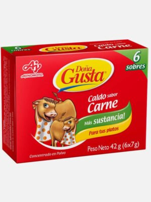 Caldo de Carne DOÑA GUSTA Concentrado en Polvo Caja 42g