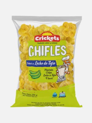 Chifles CRICKETS Sabor a Leche de Tigre Bolsa 250g