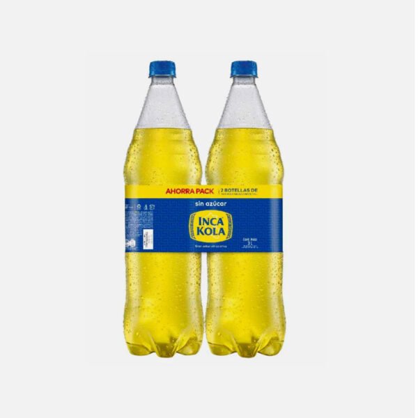 Gaseosa INCA KOLA sin Azúcar Botella 1.5L Paquete 2un